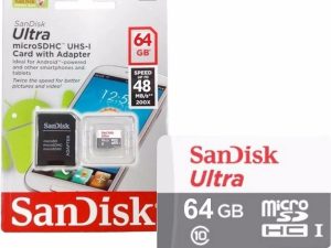 Карта памет SANDISK Ultra microSDHC UHS-I, 64GB