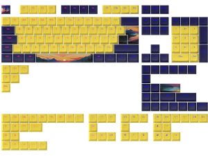 Капачки за механична клавиатура Dark Project - Sunset PBT - ANSI & ISO