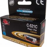 Мастилница UPRINT CLI521 CANON, С чип, Cyan