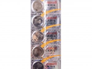 Бутонна батерия литиева CR2016 3V  5бр. в блистер /цена за 1 бр. батерия/  MAXELL