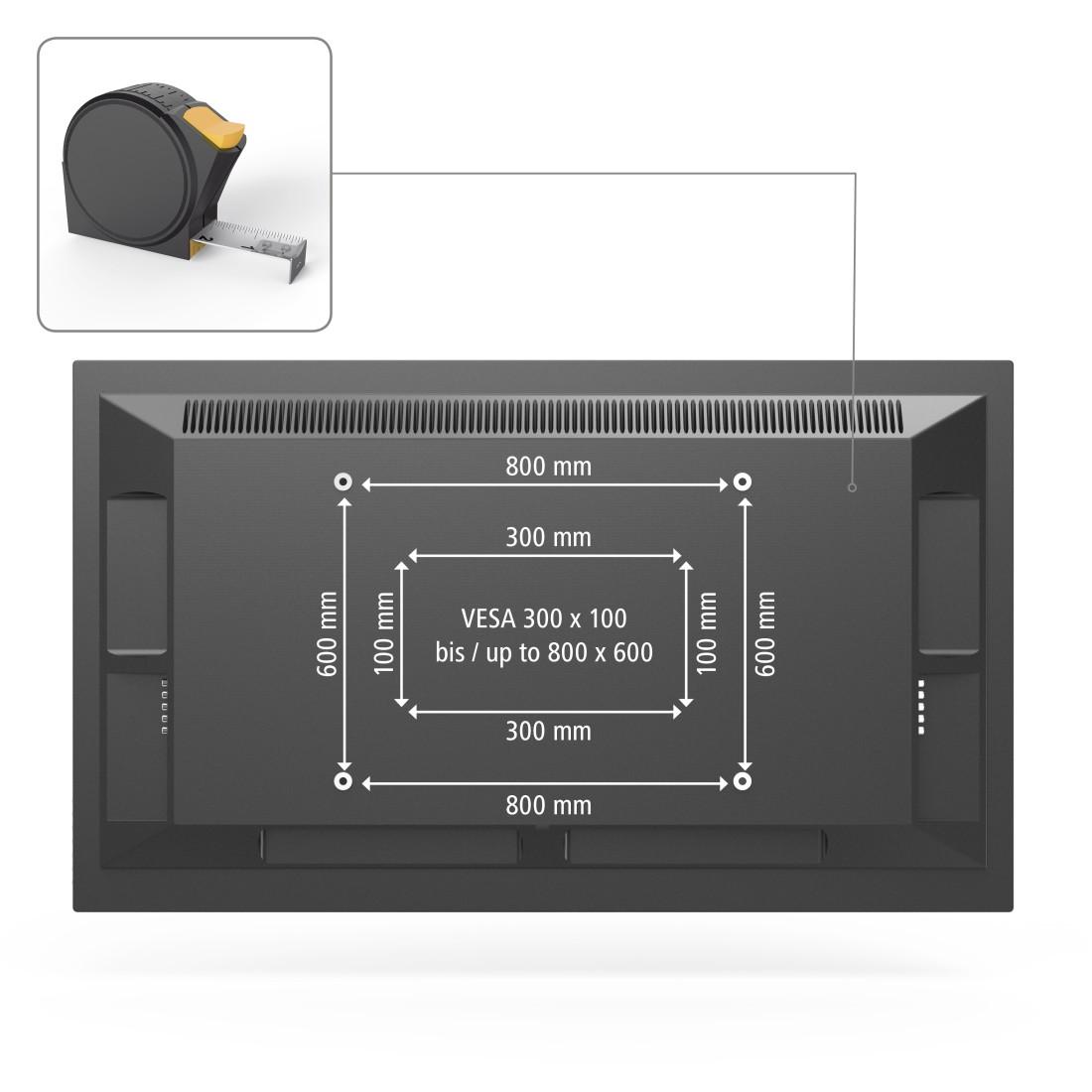 Стенна стойка за TV HAMA, Регулируема, 46"-90", 220838 - Image 17