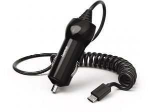 Зарядно за кола HAMA, 10-24V, Micro USB, 1.2 A, Черен