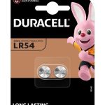 Батерия алкална DURACELL LR1130 LR54 AG10, 2pk блистер 1.5V