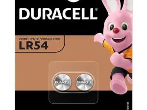 Батерия алкална DURACELL LR1130 LR54 AG10, 2pk блистер 1.5V