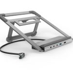 Докинг станция Hama "Connect2Office Stand" USB-C, Стойка за лаптоп, 12 порта