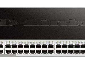 Суич D-Link DGS-1210-52, 48 портов 10/100/1000 Base-T port with 4 x 1000Base-T /SFP ports, управляем, за монтаж в шкаф