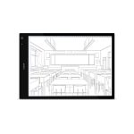 LED светеща подложка за рисуване HUION LED light pad LB3, Батерия 1050mAh