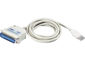 Кабел конвертор ATEN UC1284B, USB-A мъжко - IEEE1284, 1.8 m