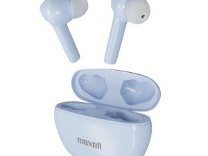 Блутут слушалки с докинг кутийка MAXELL Dynamic, True Wireless, Сини