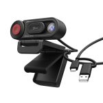 Уеб камера j5create JVU250, 4K Ultra HD, Микрофон, Автоматичен и ръчен фокус