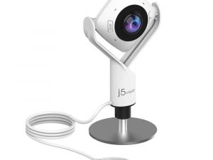 Уеб камера j5create JVCU360 All Around UltraHD,1080p, микрофон, USB, 360°