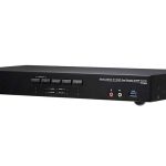 KVM превключвател ATEN CS1844-AT-G, 4 порта USB 3.0, За 2 HDMI монитора