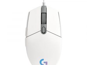 Геймърска мишка Logitech G102 LightSync, RGB, Оптична, Жична, USB, Бяла