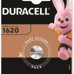 Бутонна батерия DURACELL CR-1620, 3V, Литиева