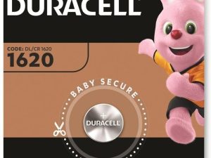Бутонна батерия DURACELL CR-1620, 3V, Литиева
