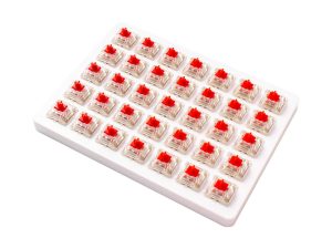 Суичове за механична клавиатура Keychron Cherry MX Red RGB, Switch Set 35 броя