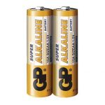 Алкална батерия GP SUPER LR6 AA, 2 бр. в опаковка / shrink, 1.5V, GP-BA-15A21-S2