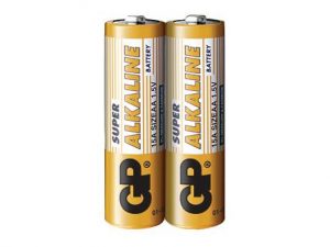 Алкална батерия GP SUPER LR6 AA, 2 бр. в опаковка / shrink, 1.5V, GP-BA-15A21-S2