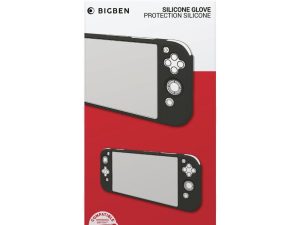 Силиконов защитен калъф Big Ben Silicon Glove, черен (Nintendo Switch OLED)