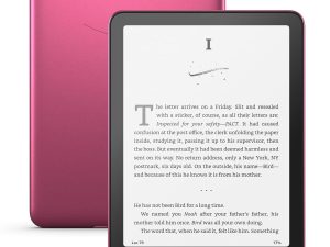 eBook четец Kindle Paperwhite Signature Edition 7", 32GB, 2024, 12 генерация, IPX8, metalilic rasberry