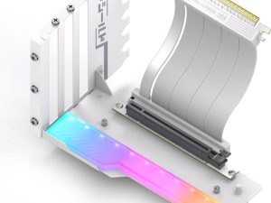 Брекет за вертикален монтаж на GPU EZDIY-FAB RGB PCIe 4.0 Riser Cable 90°
