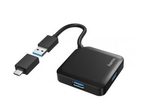 USB-А хъб, 4-портов, HAMA-200116
