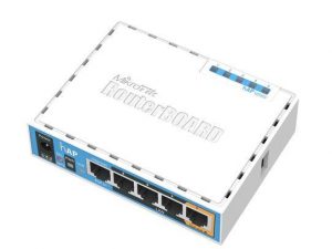 Безжичен Access point MiKrotik HAP RB951UI-2ND, 5 x 10/100 Mbps, PoE, Бял