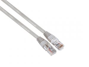 Мрежов кабел HAMA, CAT 5e, FTP/UTP, RJ-45 - RJ-45, 3 m, екраниран, сив, булк опаковка