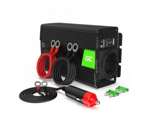 Инвертор GREEN CELL, 12/220V, DC/AC, 500W/1000W, Модифицирана синусоида