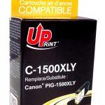 Мастилница UPRINT PGI1500 Canon, Жълт