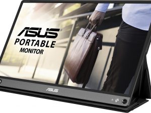 Монитор ASUS ZenScreen Go MB16AHP 15.6" FHD (1920x1080) IPS, USB Type-C, Преносим