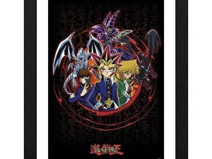 GBEYE YU-GI-OH! - Framed print "Joey Yugi Kaiba" (30x40)