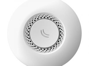 Безжичен Access Point MikroTik RBcAP2nD, за таван, 64MB RAM, 1xLAN 10/100, 2.4Ghz 802.11b/g/n, 2x int.antenna 2Dbi, RouterOS