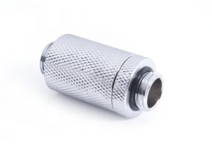 D-Plug Alphacool ES, 31.5mm, G1/4 AG auf G1/4 AG, Сребрист