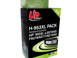 Мастилница UPRINT HP 953XL, Комплект, OfficeJet Pro 8210/8710/7720, (Bk+C+Y+M)