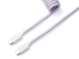 Кабел за клавиатура Keychron Coiled Aviator Light Purple
