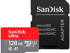 Карта памет SANDISK Ultra microSDXC, 128GB
