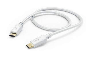 Кабел за зареждане, USB-C - USB-C,1.5м, позл.конектори