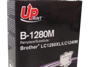 Мастилница UPRINT LC1280XL/1240, BROTHER, Magenta