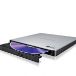 Външно USB DVD записващо устройство LG GP57ES40, USB 2.0, сребърно сиво