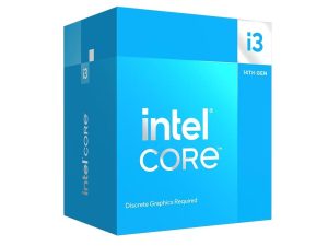 Процесор Intel Raptor Lake Core i3-14100F, 4 Cores, 3.5GHz, 12MB, LGA1700, 60W, BOX