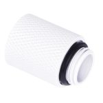 Удължител Alphacool Eiszapfen, 20 mm, G1/4 вънжна към G1/4 вътрешна резба, Бял