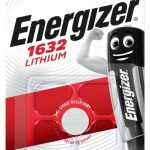 Батерия литиева CR1632 3V  ENERGIZER, 1 бр. блистер /цена за 1 бр./