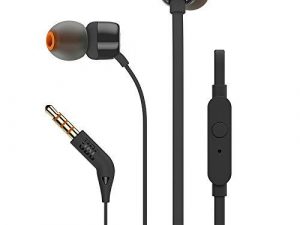 Слушалки JBL T110, In Ear, Черен