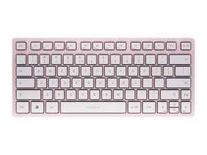 Безжична клавиатура CHERRY KW 7100 MINI BT, Bluetooth, Розова