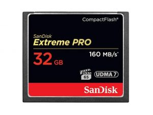 Карта памет SANDISK Extreme PRO, CompactFlash, 32GB