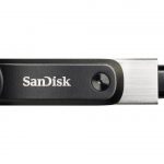 USB памет SanDisk iXpand Flash Drive Go, за Apple iPhone и iPad, USB 3.1 Gen 1, 256GB, Сребрист