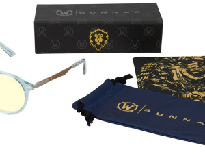 Комплект GUNNAR x World of Warcraft Alliance Edition Blue Crystal - Amber - Очила + калъф