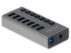 USB-А хъб, 7 порта, DELOCK-63669