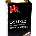 Мастилница UPRINT CLI 571XL-C CANON, Cyan